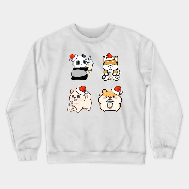 Christmas Sticker Bundle 6 Crewneck Sweatshirt by SirBobalot